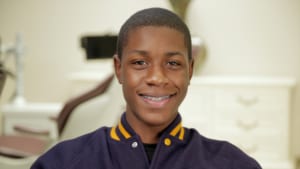 Irvin the braces patient in Metairie, LA